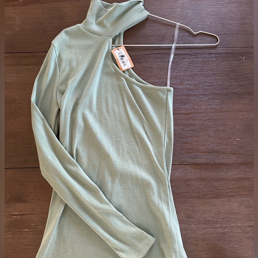 One Shoulder Turtleneck
